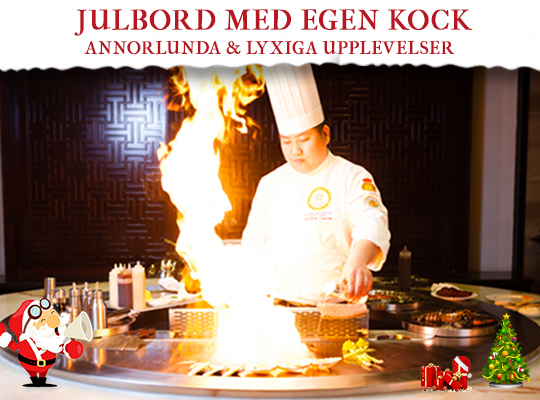 Boka julbord på Budda Khan Teppanyaki i Stockholm Julbord på Budda Khan Teppanyaki i Stockholm