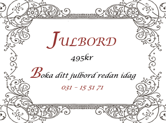 Boka julbord på Sanguine Bistro i Göteborg Julbord på Sanguine Bistro i Göteborg