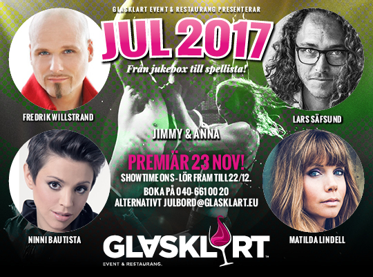 Boka julbord på Glasklart i Malmö Julbord på Glasklart i Malmö