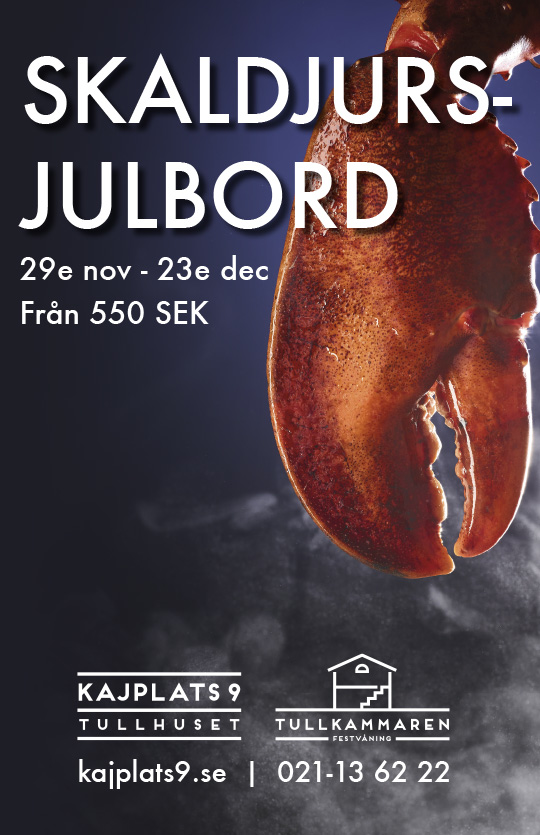 Boka julbord på Kajplats 9 i Västerås Julbord på Kajplats 9 i Västerås