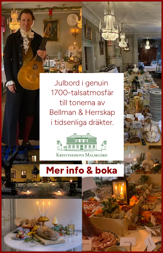 Julbord på KRISTINEHOVS MALMGÅRD i Stockholm