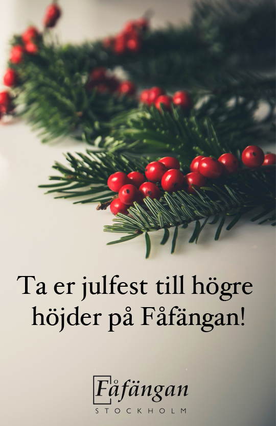 Boka julbord på Fåfängan Restaurang & Evenemang i Stockholm Julbord på Fåfängan Restaurang & Evenemang i Stockholm